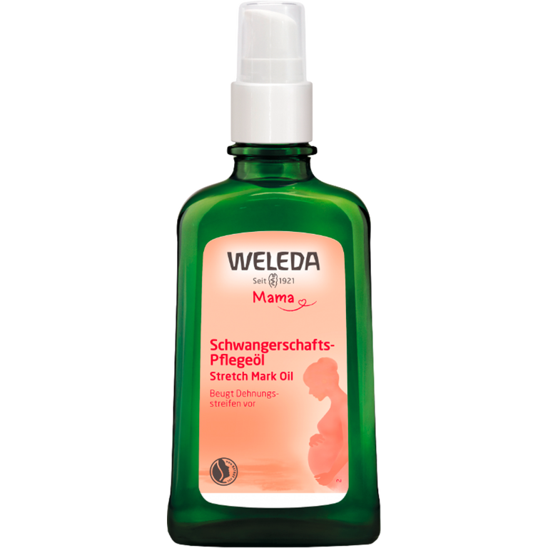 زيت تدليك علامات التمدد من Weleda